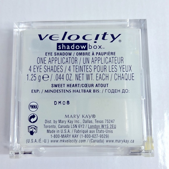 Mary Kay Velocity Sweet Heart eye shadow compact quad palette New - Picture 3 of 5